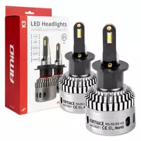 Amio LED Headlights K3 Series H3 12V 6000K canbus -03681