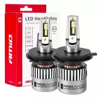 Amio LED Headlights K3 Series H4/H19 12V 6000K canbus -03682