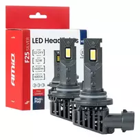 Amio LED Headlights Serie F25 SILVER FULL CANBUS HB3 9005 52W 12V 24V -04706