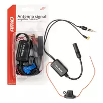 Amio Antenna signal amplifier 12V DAB FM -04134