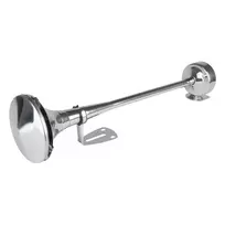 Amio Horn fanfare sound signal chrome 520mm 12V 24V HighTone -04077