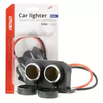 Amio Double hermetic lighter socket 12/24V -04130