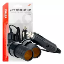 Amio 12V 24V car lighter socket splitter -03801