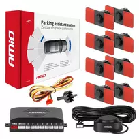 Amio Parking assistant system Buzzer 8 sensor black inside mount 16.5mm