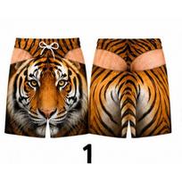 Funny Men’s Swim Trunks Fake Underwear Beach Shorts Gift for Him, Summer Gag Gift Animal Face Board Shorts, Cheeky Beach Shorts 6XL black