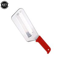 Cabbage Slicer Onion Slicer Knife Double Slice Blade Vegetable Slicer Slicing Kitchen Knife Fish Scale Cleaner Knive Kitchen raudona