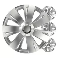 Versaco Car hubcaps 4pcs set Energy silver 16" COLOR BOX