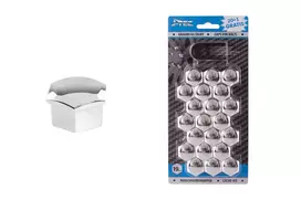 J-TEC Caps for bolts 19 mm chrome