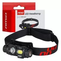 Amio LED Headlamp XPG+COB 1200mAh (BATT) -04662