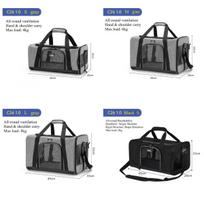 Wakytu Pet backpacks are suitable for small cats and dogs. They have good ventilation, 5 mesh Windows, 3 entry locks, safety L juoda