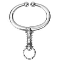 Stainless Steel Cattle Nose Ring Spring Loaded Light Weight Cattle Nose Clamp Practical Spherical Jaws Spring Nose Ring Bulls