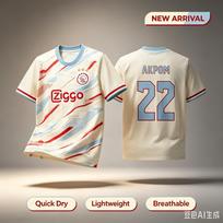 Ajax 2627 Season Netherlands Unisex Football Jersey Shirt,Men Women 3D Print Summer Sport Breathable Quick Drying Parent-child 6XL