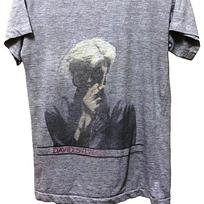 Vintage 1984 David Sylvian T Shirt Original Promo Japan Band, Rare 80s New Wave Synth Pop Tee, Heather Gray Single Stitch Medium 120 gray