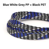 2/5/10M Cable Sleeve 4/8/12mm Braided Wire Wrap PET Yarn PP Cotton Expandable Cable Protector Insulation Sheath Cord Management 4mm&2m x 1pcs