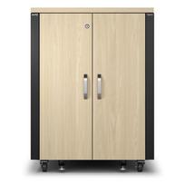 APC NetShelter Soundproof, 17U, Server Rack Enclosure, 230V, Maple
