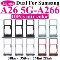 For Samsung A06 A16 A26 A36 A56 A05 A05s A15 A25 A35 A55 SIM Chip Tray Slot Sim Card Holder Pocket A066 A165 A166 A266 A366 A566