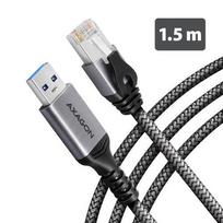 AXAGON ADE-AM15 USB-A Gigabit Ethernet adapter with integrated CAT6 RJ-45 network cable (1.5 m)