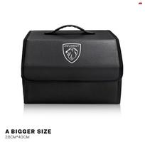 Automobilio bagažinės organizatoriaus dėžė Didelės talpos sulankstomas laikymo krepšys Peugeot 5008 508 408 4008 308 3008 208 2008 Landtrek Rifter