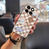 Apsauginis, nešvarumams atsparus telefono dėklas ZTE Blade A35/A55, animacinis, silikoninis, minkštas, telefono apsauga, atsparus vandeniui, mielas ZTE Blade A35/A55