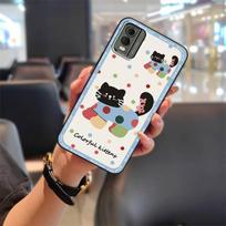 Anti-knock Anti-dust Phone Case For Nokia C32 Back Cover Phone Pouch Durable Graffiti TPU Soft case Dirt-resistant Cute Nokia C32 white