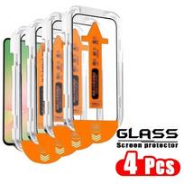 4PCS Fingerprint Unlock Tempered Glass For Samsung A56 5G A36 A26 A16 A55 A54 A25 A33 S25 Edge S22 S23 S24 Ultra Plus S21 S20 FE Galaxy A55 5G