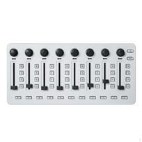 MIDI Controller with Faders Compact USB Fader Low-Profile balta