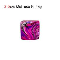 Schylling Needoh Nice Cube Maltose Rhyolite Swirl Solid Mixed Colors Non-Toxic Squeeze Relief Adhd Pressure Anxiety Toy Gift blue