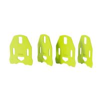 Road Bike Lock Pedals Shims Set for Bike Shoe Installation, Adjustable Bicycles Shoe Auto Lock for Clipless Cycling Alignment yellow