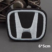 Motociklo Logotipas Siuvinėtos Audinio Lipdukai Drabužių Skylės Lopas Siuvamas Decalas Honda CB400 CB650 FCBF CBR25ORR CRF SH3O0 NC75O Sewing style black