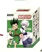 Genuine Hunter×Hunter Mini Figure Blind Box Cute Trendy Anime Collectible Desktop Ornament Surprise Gift gray