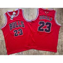Chicago Bulls 23 Michael Jordan Rookie 1996-97 NBA Finals Jersey Cotton Basketball Shirt Men Women Large