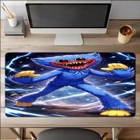 Huggy Wuggy Theme Mouse Pad, Non Slip Rubber Base, Multifunctional Office & Home Decor, Perfect for Workspace Personalization. 30cmx80cm