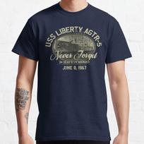 New Uss Liberty Agtr-5 1967 Classic New T-Shirt S-5XL 4XL black