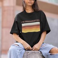 Aš Alausseksualus Juokingi Grafiniai Marškinėliai Unisex Skalbti Medvilniniai Y2K Vintažiniai Laisvi Trumpomis Rankovėmis Laisvalaikio Gatvės Aprangos Viršutiniai Drabužiai L brown