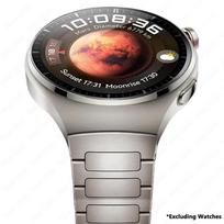 Be tarpų Originalus titano metalinis dirželis Huawei Watch 4 Pro prabangus apyrankės dirželis Huawei Watch 4 Pro verslo laikrodžiui Correa For Huawei Watch4Pro black
