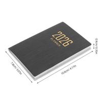 2026 Mini Pocket Planner Compact Small Daily Weekly Monthly Organizer for Students Professionals Travel Portable Academic juoda