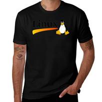 Linux Tshirt Work Comfort Tshirt For Unisex L black