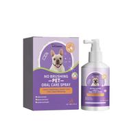 Yegbong Pet Oral Care Spray For Dogs And Cats Effective Fresh Breath Odor Eliminator 50ml white
