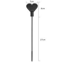 Dirbtinės odos irklas pliaukšiklis botagas arklių treniruotėms sustiprinti skausmą jojimo treniruotės arklio botagas jojimo botagai vaidmenų žaidimas Heart shaped design gray
