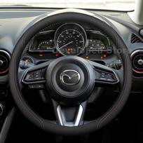 Automobilio vairo gaubtas, skirtas „Mazda cx 5 cx-5 AWD“ 2025–2013 m. Odinis apvalus automatinis vairas, skirtas „Mazda cx 5“ priedams gray