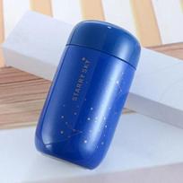 Termoso butelis Starry Sky Mini mažos talpos nepralaidus kavos puodelis 304 nerūdijančio plieno vakuuminė kolba 200 ml termo butelis 200ML mėlyna