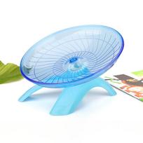 Silent Hamster Flying Saucer Running Wheel Stable Stand Exercise Running Disc Toy For Syrian Dwarf Hamster Gerbil Small Pets juoda