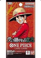 One Piece Card Game  Inherited Will  OP-13 Booster Single Pack red