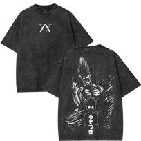 shirts Hunter x hunter HXH Gon Freecss rage nen v5 Anime Manga Game Double Print 140 black
