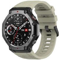 Originalus silikoninis dirželis „Amazfit T-Rex 3“ išmaniajam laikrodžiui, sportinis keičiamas apyrankė, dirželis Huami Amazfit T Rex3, ER9 For Amazfit T-Rex 3 gray