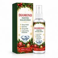 Diamond Painting Sealing Spray - Shiny Surface Uniform Coverage, Protective for Artworks, Suitable for Handmade DIY Spray black