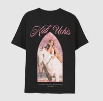 Graphic Kali Uchis Singer Black Cotton all size Unisex t-shirt AN006 XXXL gray