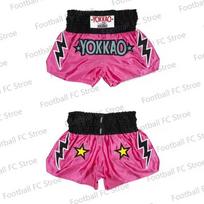 Vintage Stadium Muay Thai Boxing Shorts YOKKAO Martial Arts Training Pants Taekwondo 5XL pink