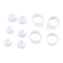 Silikoniniai ausų antgaliai, skirti Samsung Galaxy Buds FE neslystančių sparnų antgalių rinkinys ausinėse įdedamas ausinių dangtelis, ausinių antgalių rinkinys balta