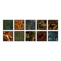 PVC lipnus lipdukas vandeniui atsparus „pasidaryk pats“ plytelių lipdukas Baldams vonios kambarys virtuvės sienų lipdukai Nuimami plytelių lipdukai 1 Set 15x15cm 10PCS